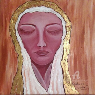 Peinture intitulée "** Sainte Marie **" par Patrice Le Gall, Œuvre d'art originale, Acrylique