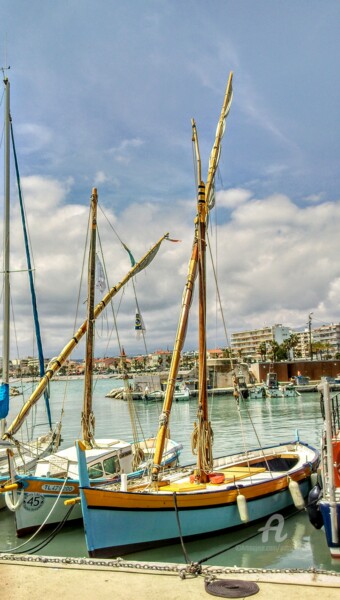 Photography titled "Le Pointu à Voiles." by Patrice Le Gall, Original Artwork