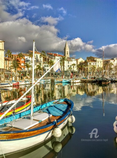 Photographie intitulée "Port de Sanary sur…" par Patrice Le Gall, Œuvre d'art originale, Photographie non manipulée