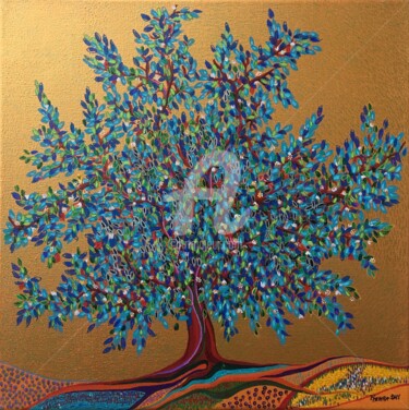 Peinture intitulée "ARBRE.jpeg" par Patrice Behra, Œuvre d'art originale, Acrylique