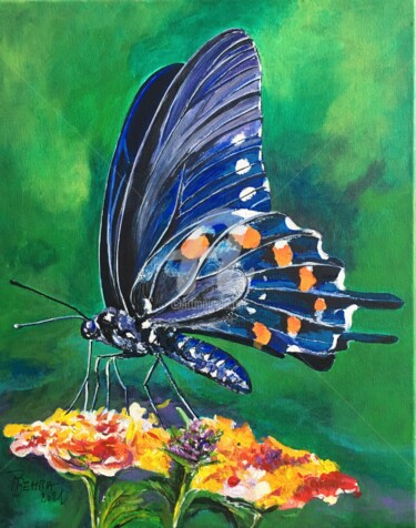 "Papillon" başlıklı Tablo Patrice Behra tarafından, Orijinal sanat, Akrilik