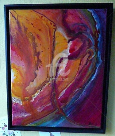 Painting titled "Turbulence" by Patrice Behra, Original Artwork, Acrylic