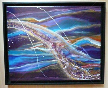 Painting titled "Spatial" by Patrice Behra, Original Artwork, Acrylic