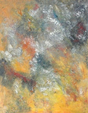 Peinture intitulée "Au dessus des nuages" par Patrice Brunet, Œuvre d'art originale, Huile