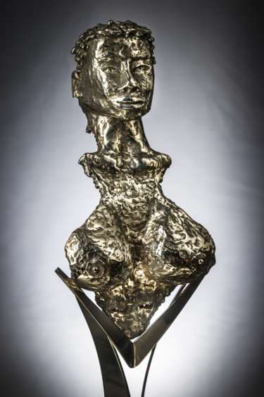 Rzeźba zatytułowany „L'origine” autorstwa Bueno Patrice, Oryginalna praca, Metale