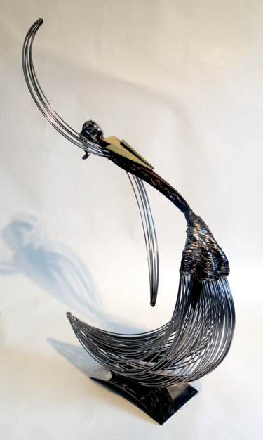 Sculpture titled "Andalouse" by Bueno Patrice, Original Artwork, Metals