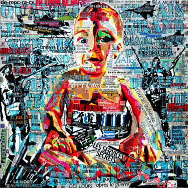 Картина под названием "baby-bomb" - Patrice Chambrier, Подлинное произведение искусства, Трафарет