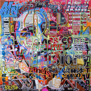 "king-obama" başlıklı Tablo Patrice Chambrier tarafından, Orijinal sanat, Akrilik