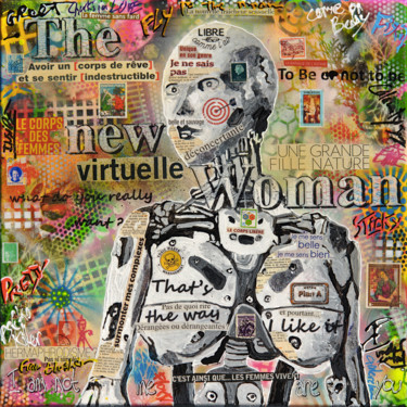 Pittura intitolato "New woman" da Patrice Chambrier, Opera d'arte originale, Acrilico