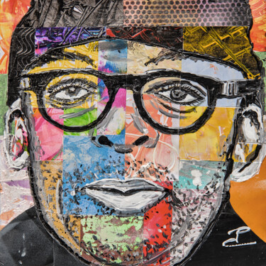 Painting titled "Spike Lee" by Patrice Chambrier, Original Artwork, Acrylic