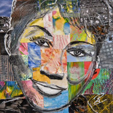 Peinture intitulée "Aretha Franklin" par Patrice Chambrier, Œuvre d'art originale, Acrylique