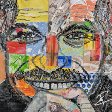 Peinture intitulée "Omar Sharif" par Patrice Chambrier, Œuvre d'art originale, Acrylique
