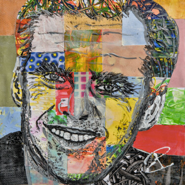 Painting titled "Jack Nicholson" by Patrice Chambrier, Original Artwork, Acrylic