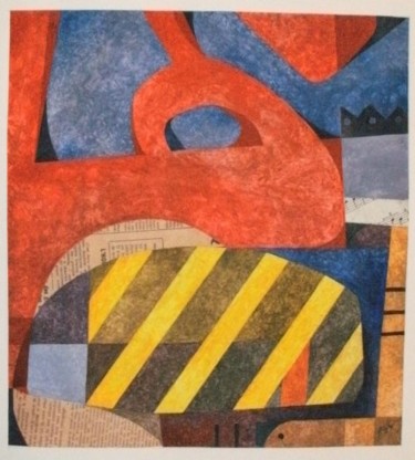 Malerei mit dem Titel "" Demain"  N° 222" von Patrice Gallard, Original-Kunstwerk, Öl