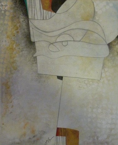 Peinture intitulée "N° 68  "Esquival"" par Patrice Gallard, Œuvre d'art originale, Huile