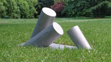 Sculpture intitulée "elevations" par Patrice Kauffmann, Œuvre d'art originale, Métaux