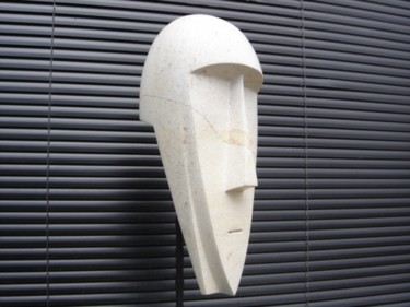 Sculpture intitulée "masque" par Patrice Kauffmann, Œuvre d'art originale
