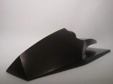 Sculpture intitulée "vitesse marbre noir" par Patrice Kauffmann, Œuvre d'art originale