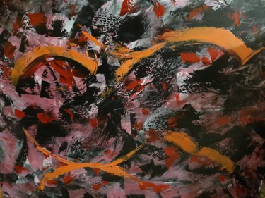 Painting titled "Fauve Cavale 2" by Patrice Poidevin, Original Artwork, Acrylic