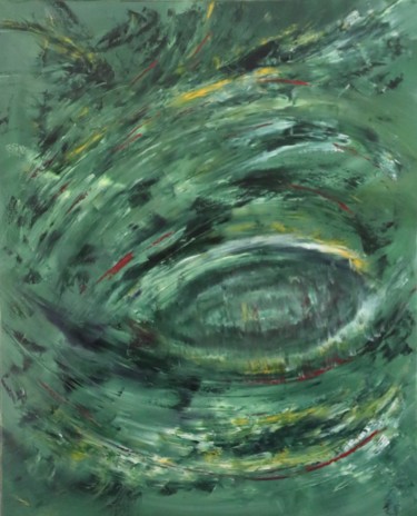 Malerei mit dem Titel "Tourbillon" von Patrice Poidevin, Original-Kunstwerk, Öl