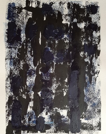 Pintura titulada "L'heure bleue" por Patrice Poidevin, Obra de arte original, Acrílico