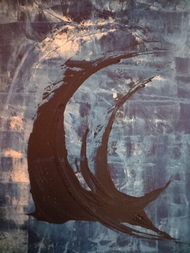 Peinture intitulée "Plongée" par Patrice Poidevin, Œuvre d'art originale, Acrylique