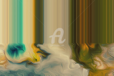 Arts numériques intitulée "Abstract Cloud" par Patricia Antonio, Œuvre d'art originale, Peinture numérique