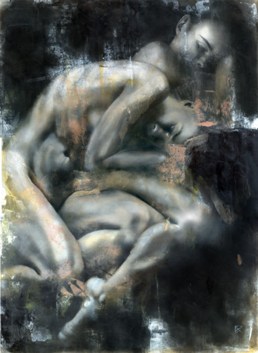 Peinture intitulée "Equinox" par Patricia Ariel, Œuvre d'art originale, Acrylique