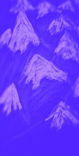 Arte digital titulada "Montaña" por Patricia Brown (Artedibujopbrown), Obra de arte original, Imagen generada por IA
