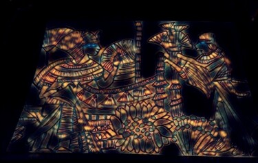 Arts numériques intitulée "La siembra" par Patricia Brown (Artedibujopbrown), Œuvre d'art originale, Image générée par l'IA