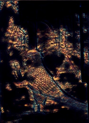 Digital Arts titled "Hombre pajaro" by Patricia Brown (Artedibujopbrown), Original Artwork, AI generated image