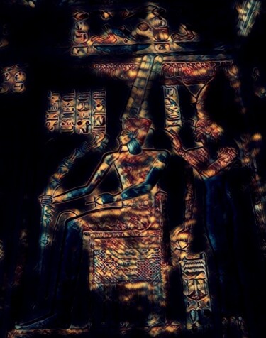 Digital Arts titled "Ramses dos" by Patricia Brown (Artedibujopbrown), Original Artwork, AI generated image