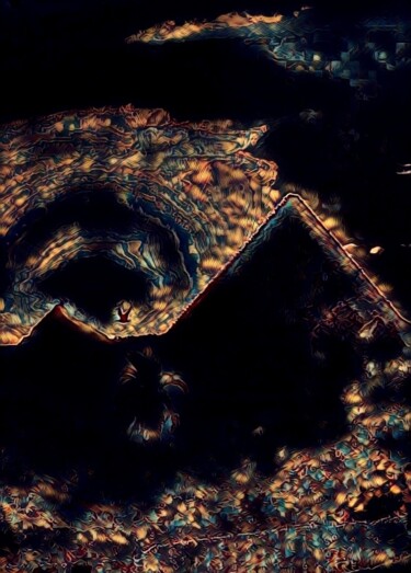 Digital Arts titled "Desierto y piramides" by Patricia Brown (Artedibujopbrown), Original Artwork, AI generated image
