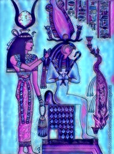 Digital Arts titled "Ra Avatar" by Patricia Brown (Artedibujopbrown), Original Artwork, AI generated image