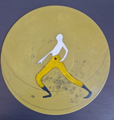 Schilderij getiteld "Les jeux olympiques…" door Patricia Clerckx, Origineel Kunstwerk, Acryl