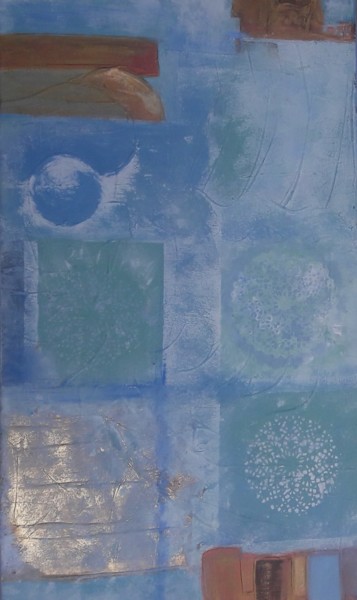 Pittura intitolato "soles-nevados.jpg" da Patricia Debock, Opera d'arte originale, Acrilico