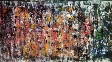 Malerei mit dem Titel "Emotional Abstract…" von Patrícia Dos Reis, Original-Kunstwerk, Öl