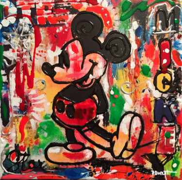 Painting titled "ARTY MICKEY.jpg" by Patricia Ducept (Art'Mony), Original Artwork