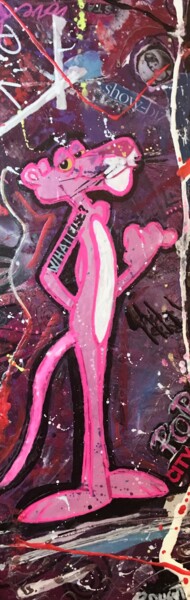 Kolaże zatytułowany „ARTY pink panther.j…” autorstwa Patricia Ducept (Art'Mony), Oryginalna praca
