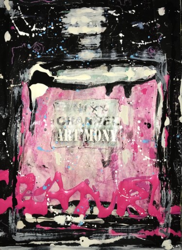 Painting titled "ARTY CHANEL.jpg" by Patricia Ducept (Art'Mony), Original Artwork, Acrylic