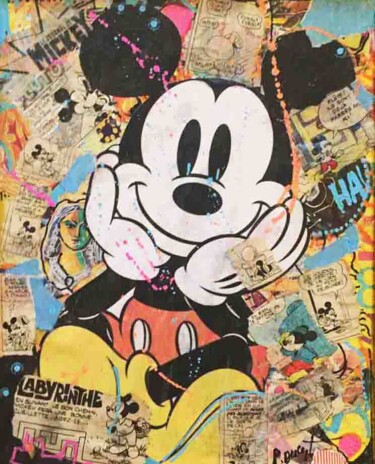 Collages titled "ARTY MICKEY.jpg" by Patricia Ducept (Art'Mony), Original Artwork
