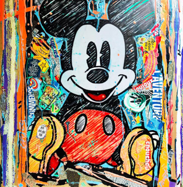 Pittura intitolato "pop mickey" da Patricia Ducept (Art'Mony), Opera d'arte originale, Altro