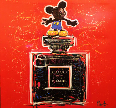 「coco chanel」というタイトルの絵画 Patricia Ducept (Art'Mony)によって, オリジナルのアートワーク, アクリル