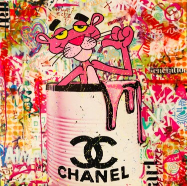 绘画 标题为“pink La vie en rose” 由Patricia Ducept (Art'Mony), 原创艺术品, 丙烯