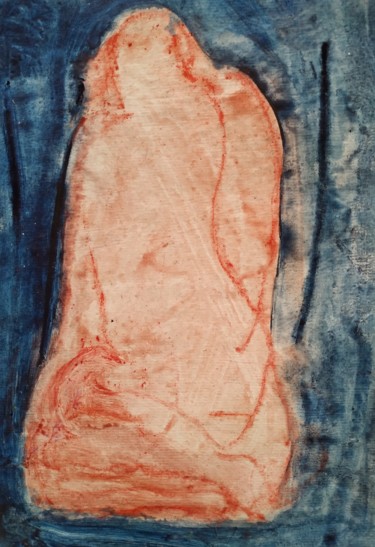 Peinture intitulée "Figure et vide" par Patricia Taieb, Œuvre d'art originale, Huile