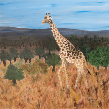 Painting titled "Jewel of the Sereng…" by Patricia Gould, Original Artwork, Acrylic Mounted on Wood Stretcher frame