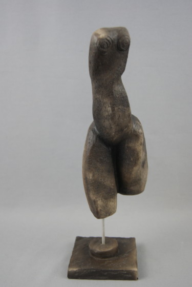 Sculpture titled "femme qui marche" by Patricia Grenier, Original Artwork, Ceramics