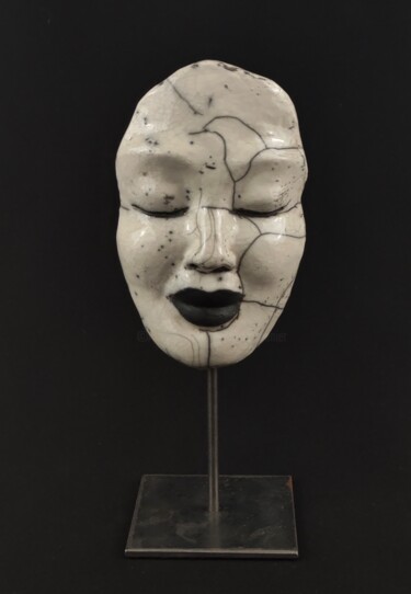 Sculpture titled "Méditation" by Patricia Grenier, Original Artwork, Ceramics