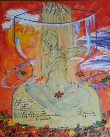 Картина под названием "Le temps d'une vie.…" - Patricia M. Le Démon Du Crayon, Подлинное произведение искусства, Акрил Устан…