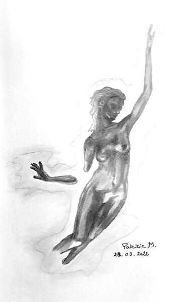 Dessin intitulée "Carnet à esquisses 1" par Patricia M. Le Démon Du Crayon, Œuvre d'art originale, Graphite